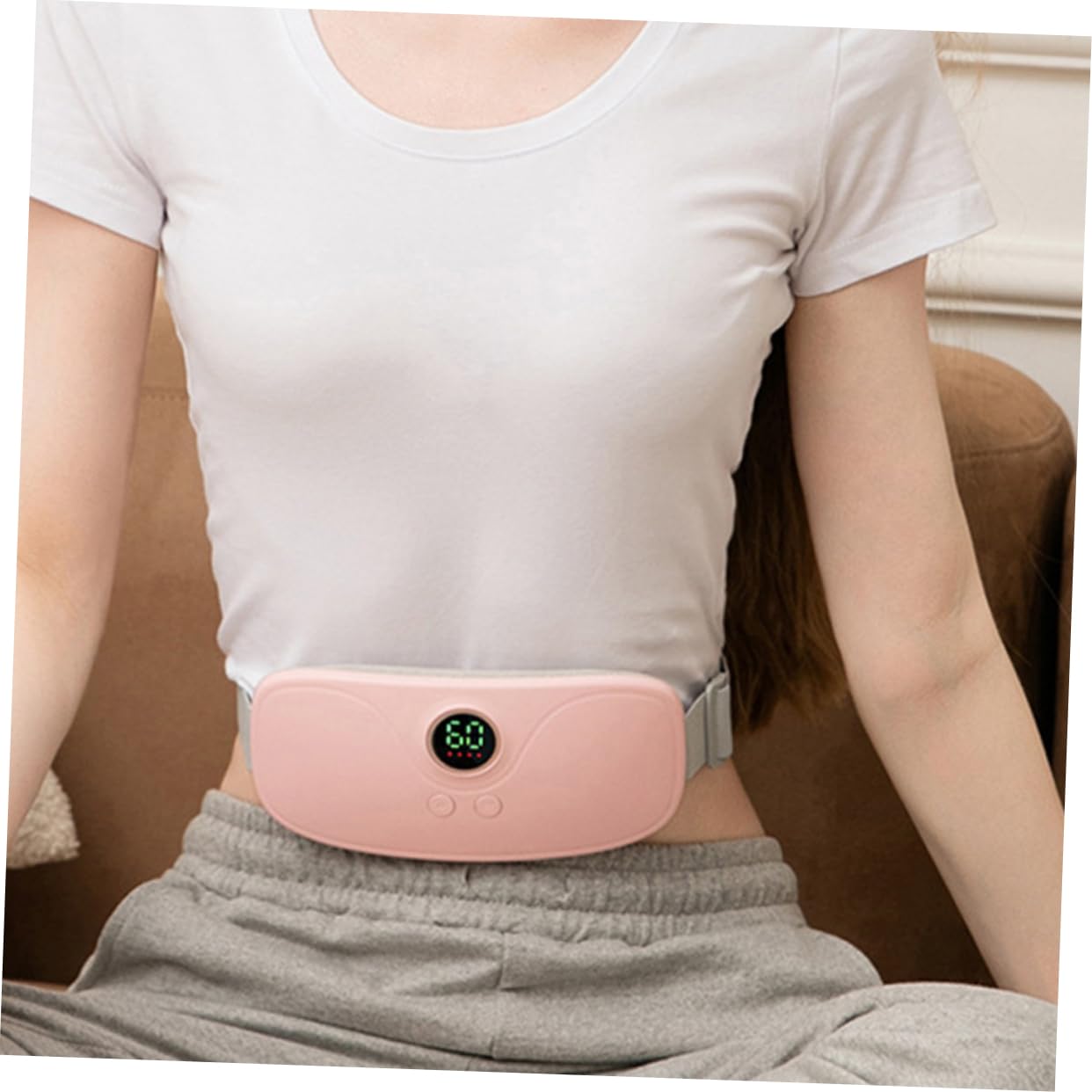 Tragbares Heizkissen 1 Satz Rosa mit USB Ladung, 3.7v, 10w