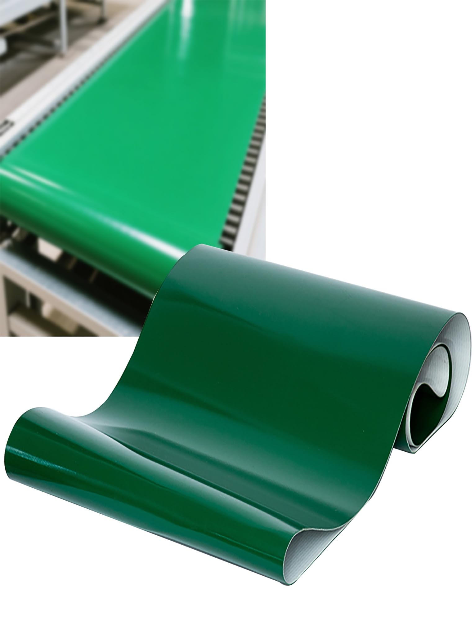 Industrielles Förderband für effiziente kommerzielle Produktion, langlebiges PVC-Material für reibungslose Übertragung