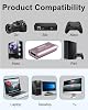 Video Capture Card 4K/1080p HDM to USB 3.0 Audio Video Grabber Full HD Audio Video Capture Device Record Grabber for LiveBroadcasting Conference Online Teaching Games Switch Xbox, No Power Required