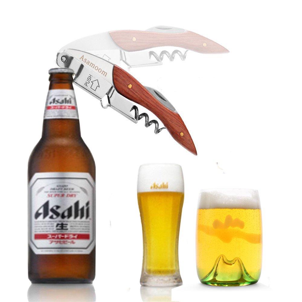 ASAMOOM ソムリエナイフ ワインオープナー 専用収納ケース付き Amazon | ASAMOOM ソムリエナイフ ワインオープナー 専用収納