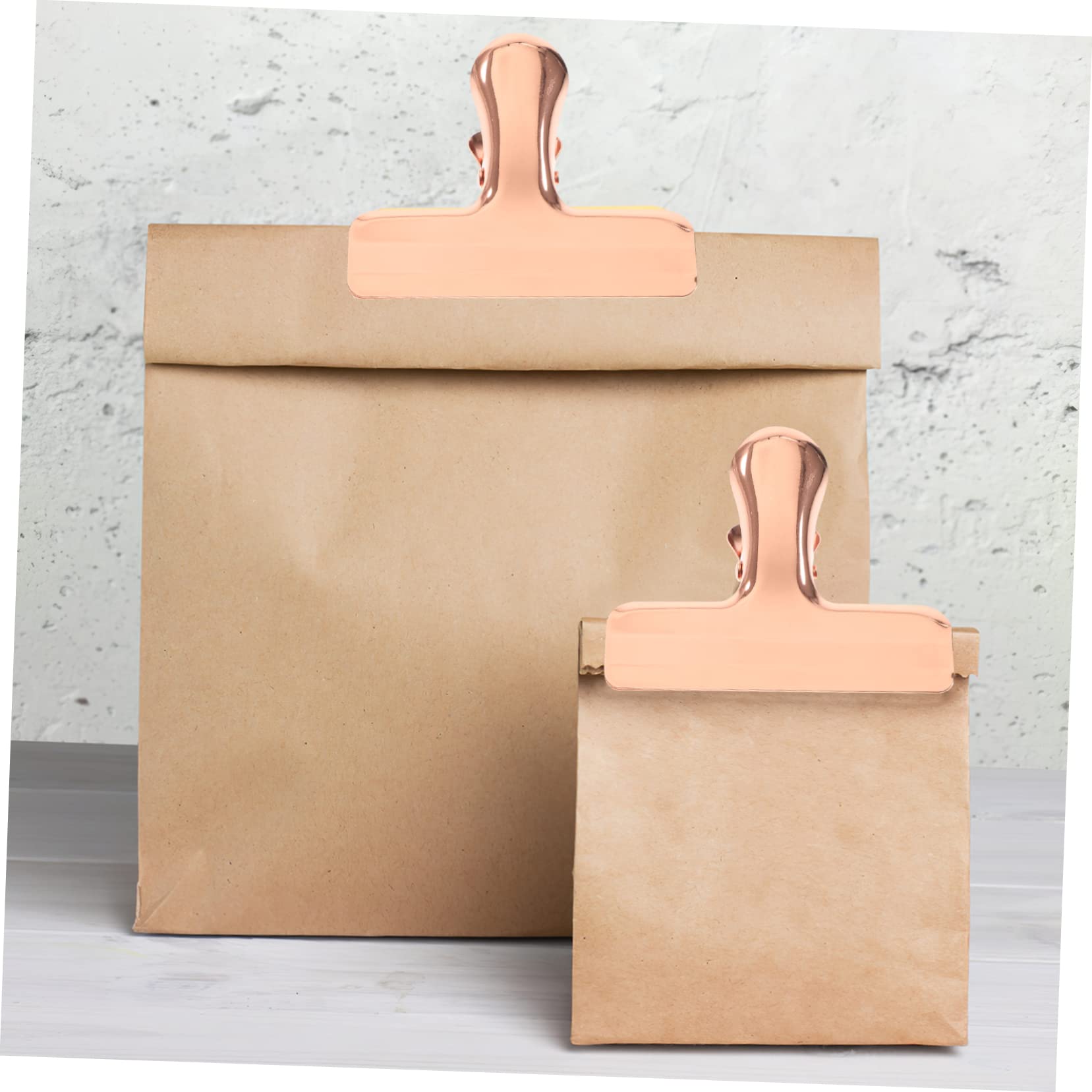 HOMSFOU 8Pcs Food Bag Clip Sealing Tool for Snack Bags Easy to Use for Home Office