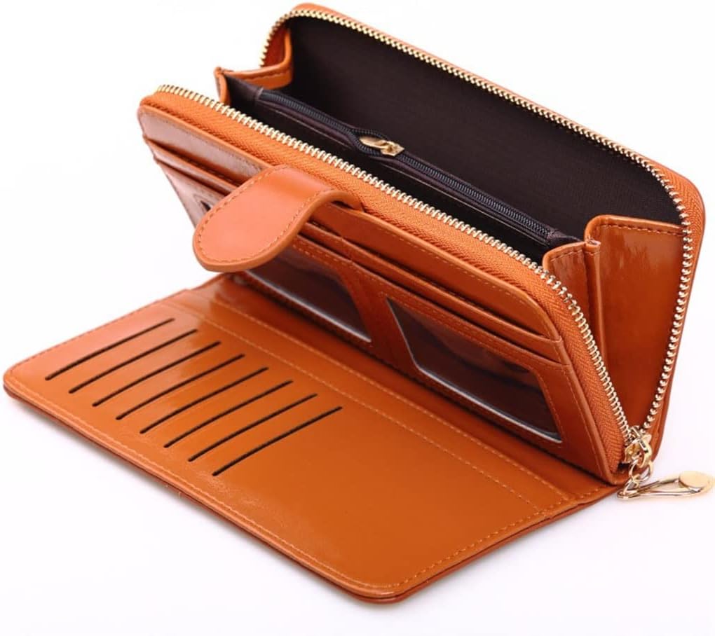 Wallet long section tri-fold bag women's zipper coin card holder hand