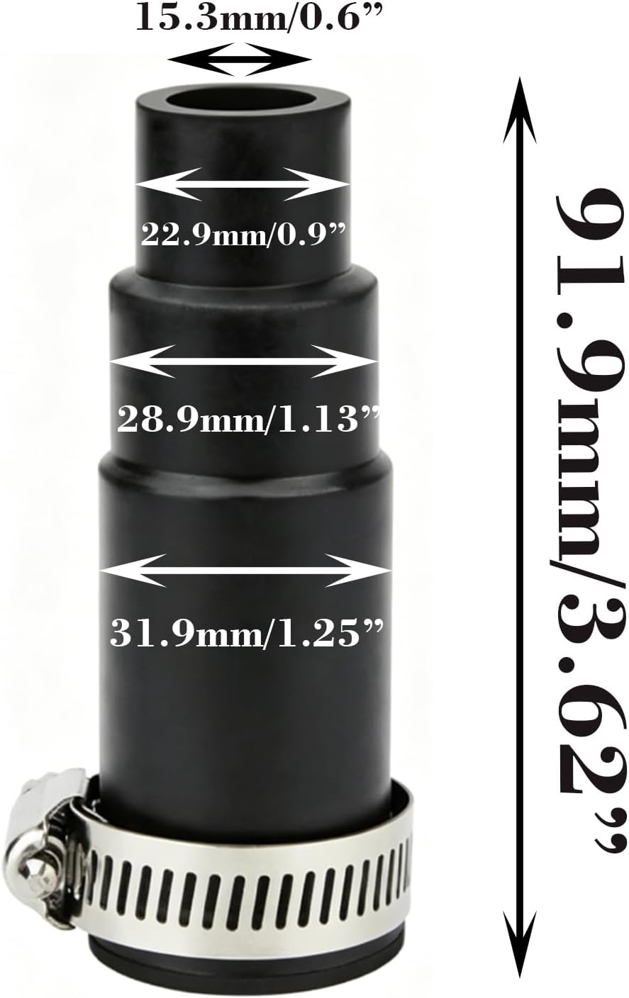 DGZZI Dishwasher Drain Connector Kit Garbage Disposal Part Suitable for Connecting Food Waste Disposer and Air Gap Valve Pipe