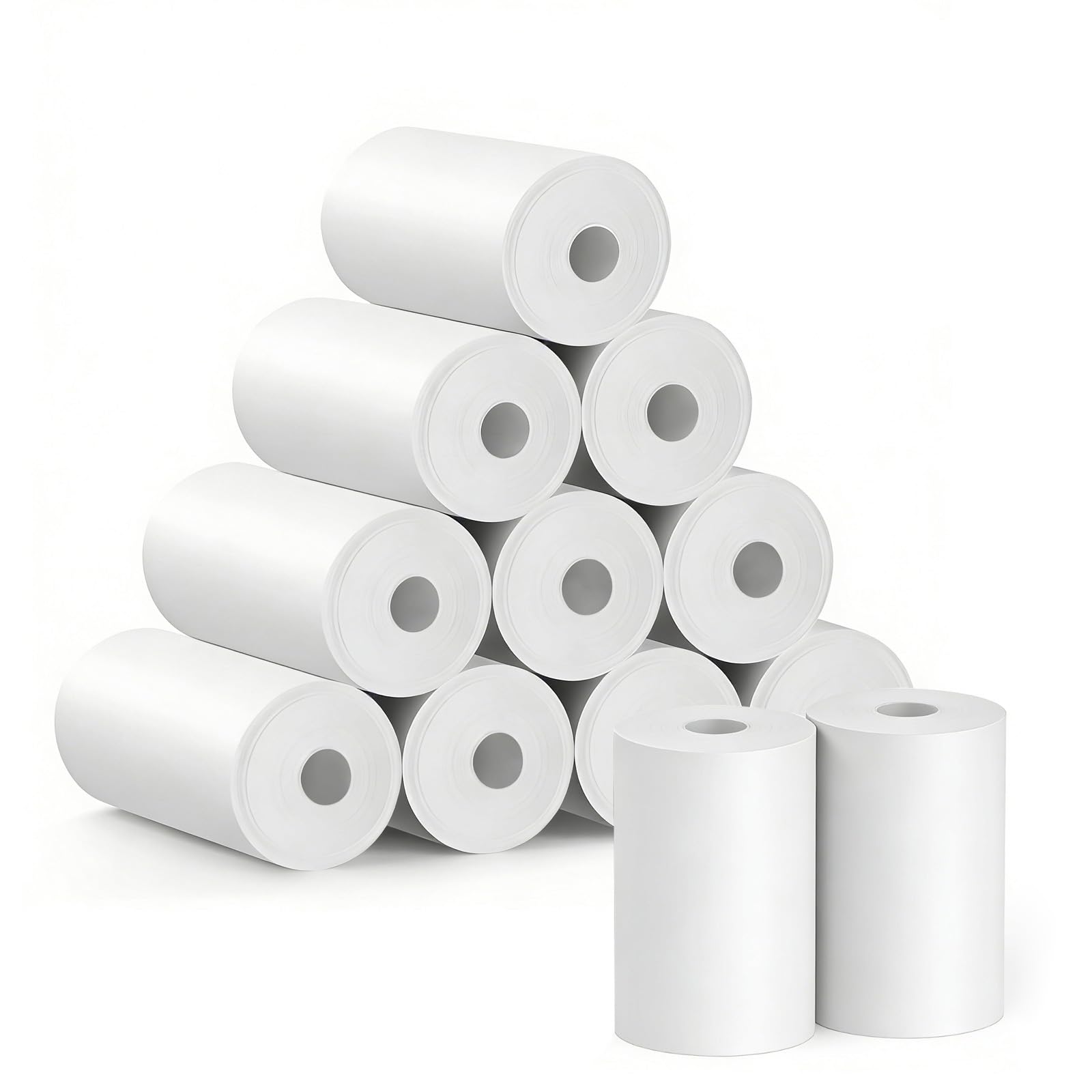 Kompatybilny z Aparatami Fotograficznymi Dla Dzieci – 12 Rolki Papieru Termicznego w Rozmiarze 57 x 30 Mm, Przeznaczone Do Mini Drukarek Fotograficznych (12)