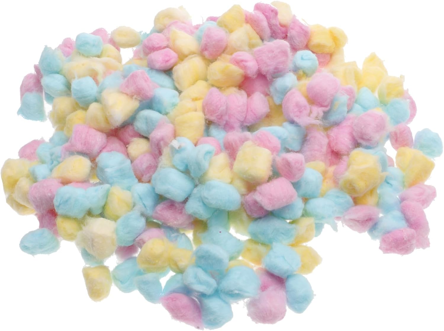 1Pack Colored Cotton Balls for Newborns Soft Face Cleaning Pads Assorted for Care and Pet Nesting Easy Disposal Cotton