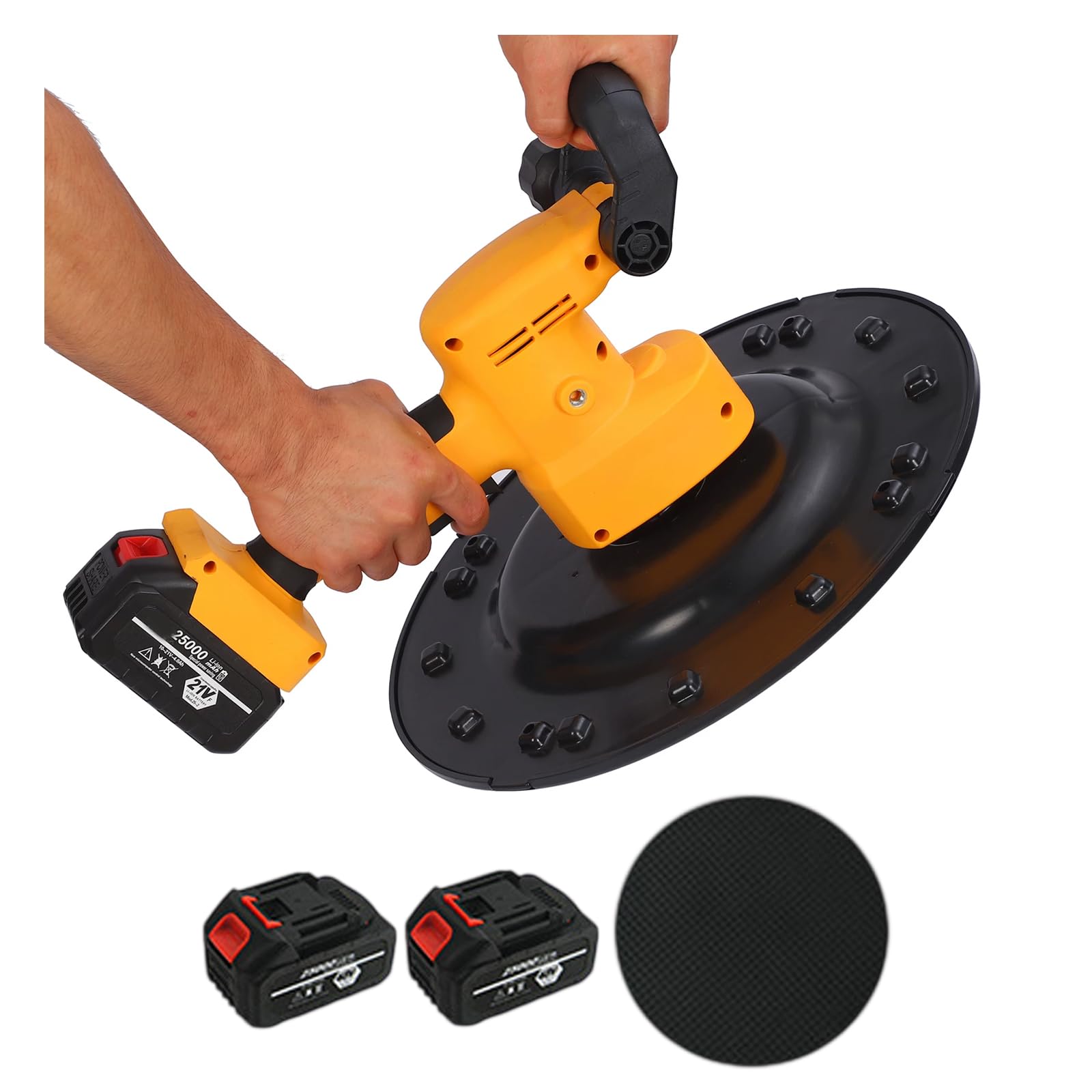 Wall Smoothing Polisher with 6 Variable Speed,Electric Walk Behind Trowel