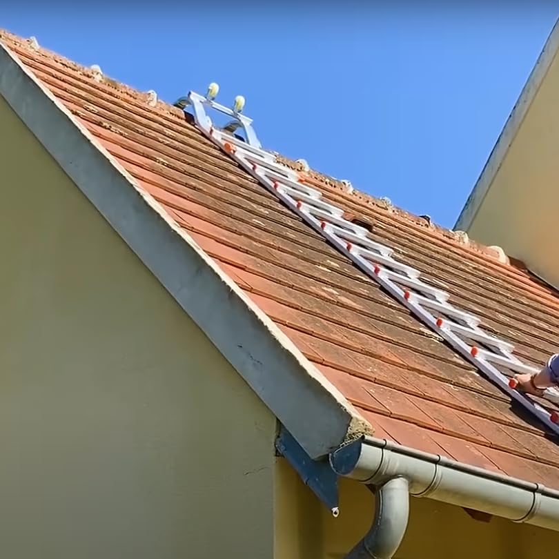 Rallonge d'Échelle de Toit en Aluminium 1,50 m – Accessoire Robuste pour Travaux en Hauteur