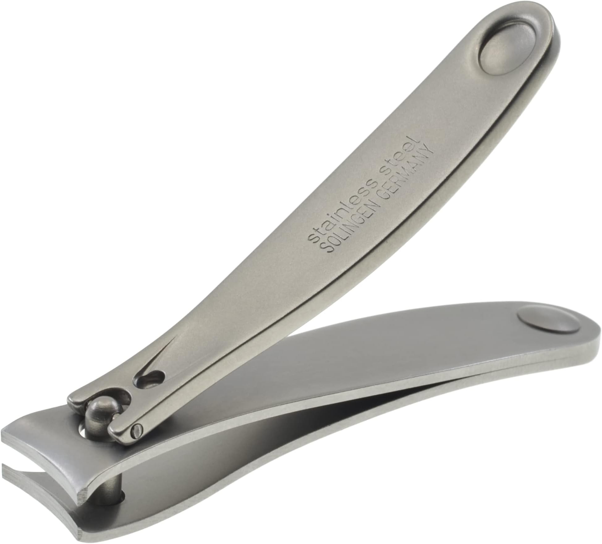 Camila Solingen CS14 2.5" Fingernail Clipper and Toenail Clipper for Manicure and Pedicure - Professional Nail Clippers with Precision Super Sharp Blades - German Stainless Steel Cuticle Trimmer