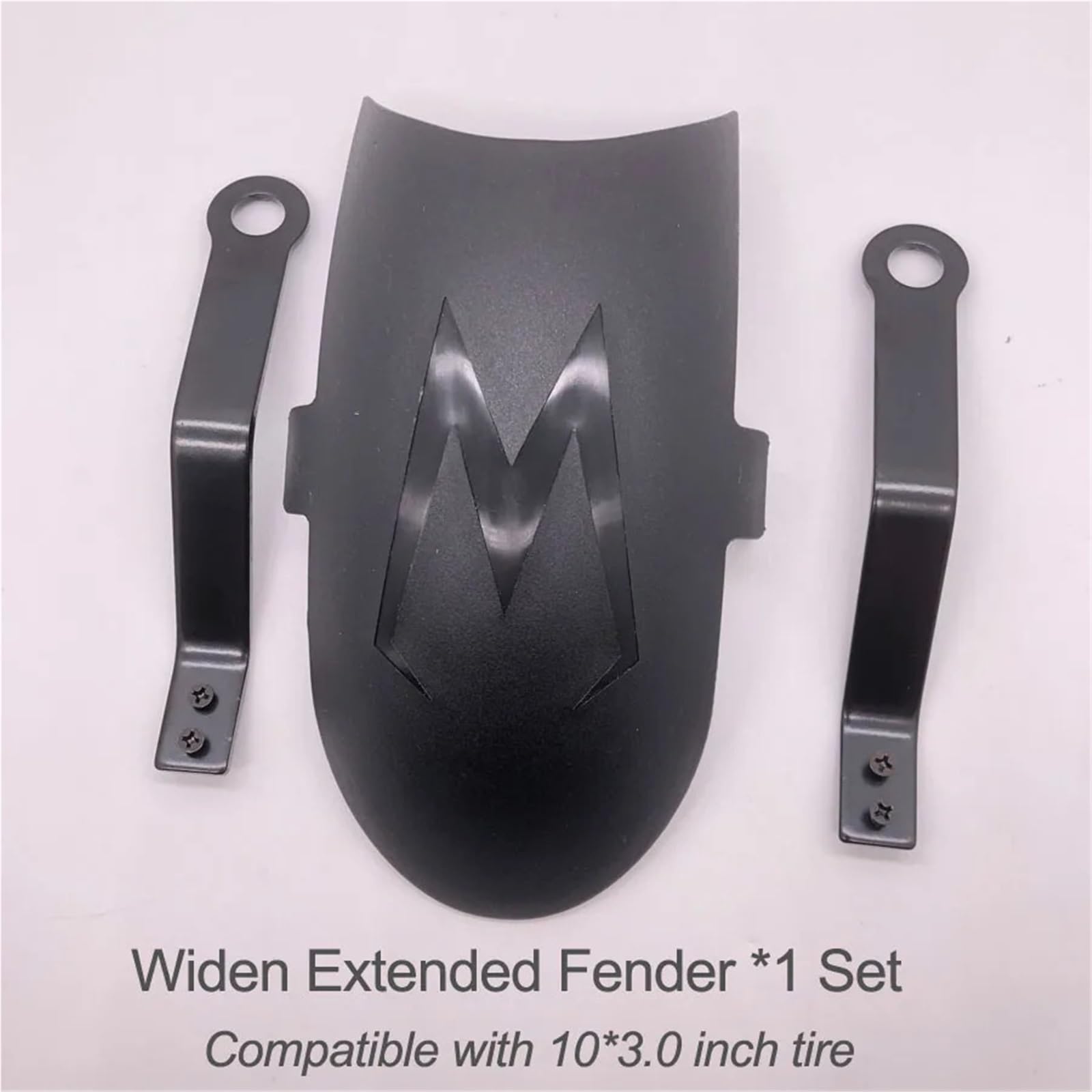 Garde-boue arrière pour scooter électrique - Garde-boue avant et arrière plus large pour trottinette électrique de 25,4 cm (1 lot large)