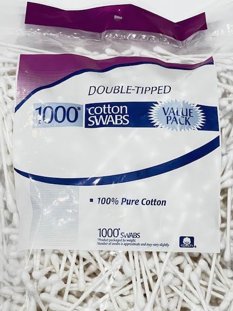 Double Tipped Cotton Swabs for Hygiene, Personal Care, and Cosmetic Use