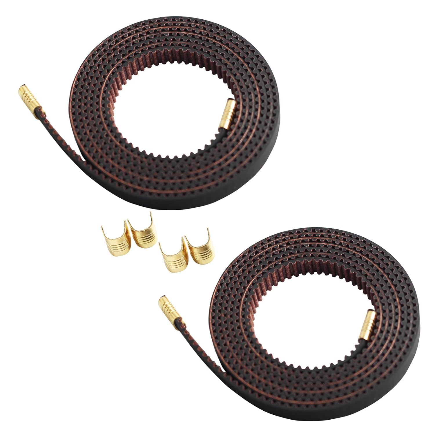 Accessoires pour imprimante 3D Elego Neptune4 Max - Courroie X Y de rechange : courroie de distribution synchrone antidérapante 2GT x 1132 mm axe Y 1122 mm largeur 6 mm boucle en cuivre pressé