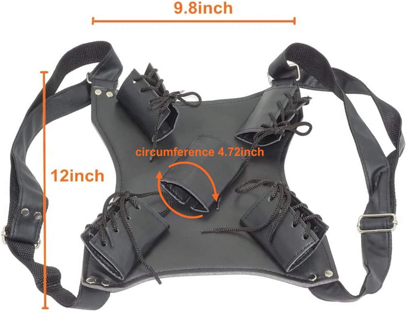 Sword Bag Sword Carry Case Back Strap Waistband for Ninja Hero Cosplay Anime Costume - Image 3