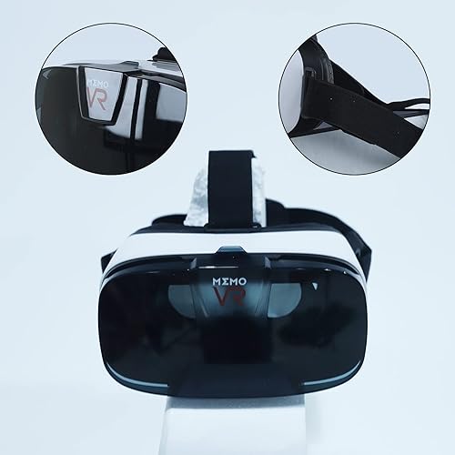 Miniatura 3 de VR Headset Compatible with iPhone  Android - Universal Virtual Reality Goggles for Kids  Adults - Your Best Mobile Games 3D 360 Movies w Soft