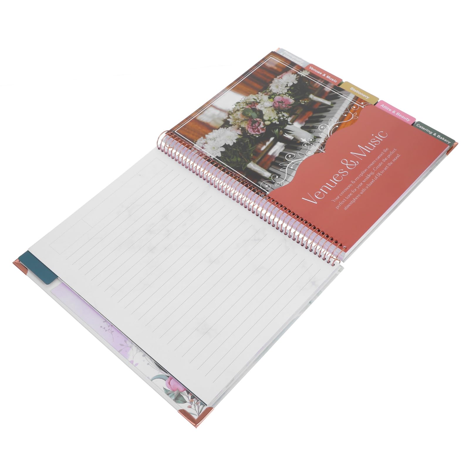 STOBOK Hochzeitsplaner Buch für Braut Checkliste zur Hochzeitsplanung Verlobungsplanung Notizbuch aus Papier mit Detailliertem Zeitplan