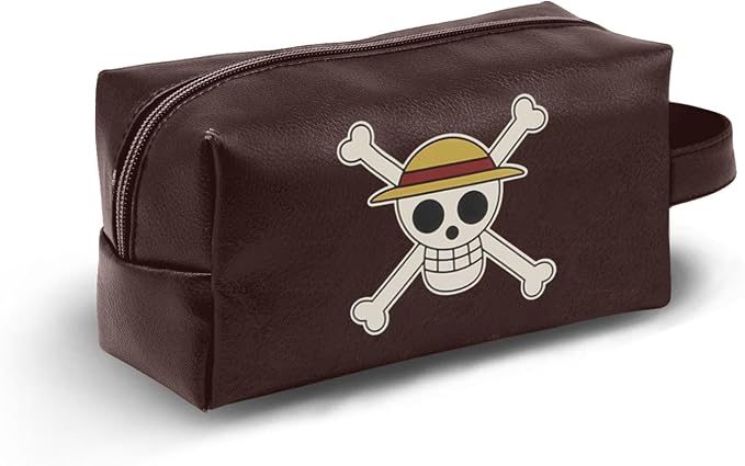 One Piece Skull-Neceser de Viaje Brick Plus, Marrón, 27 x 13 cm en oferta en Amazon