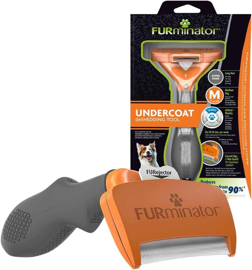 Undercoat deShedding Tool for Medium Long Hair Dogs, 9-23 kg