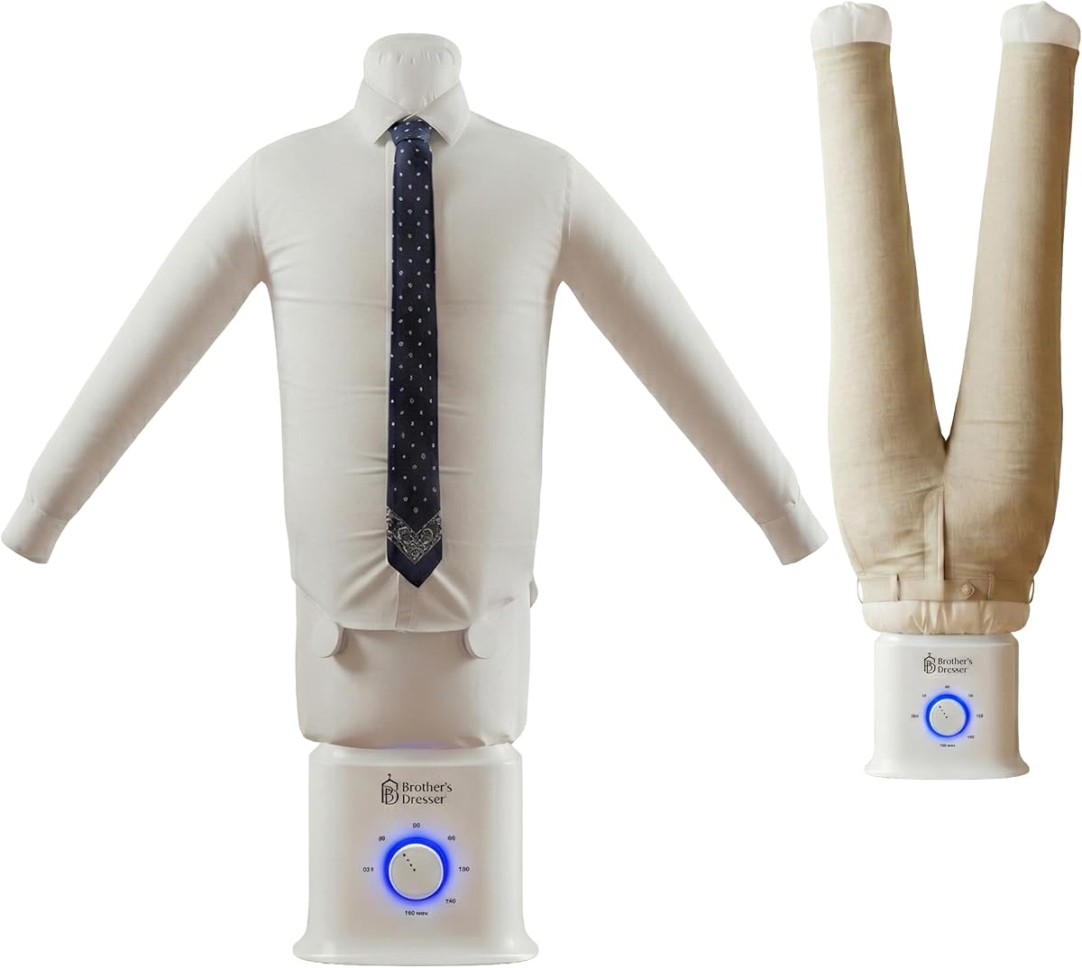 Automatic Ironing Machine, Walk-Away Air Iron for Clothes | Hands Free Wrinkle Remover - Automatic Hot Air Dryer, Auto Ironing Machine - Irons Shirts and Pants Easily and Conveniently