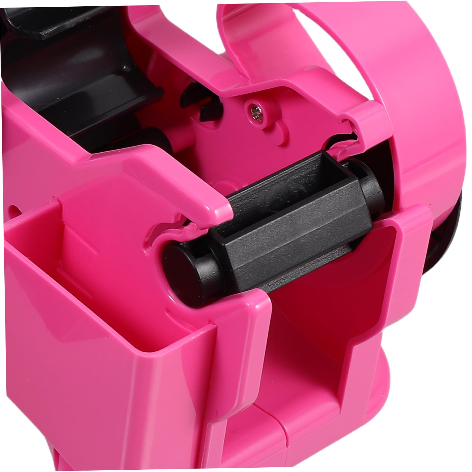 Dispenser Nastro Adesivo Trasparente in Plastica con Cutter | Organizer da Scrivania per Scuola e Ufficio, Uso per Riparazioni e Fascicolazione Documenti, Design Semplice