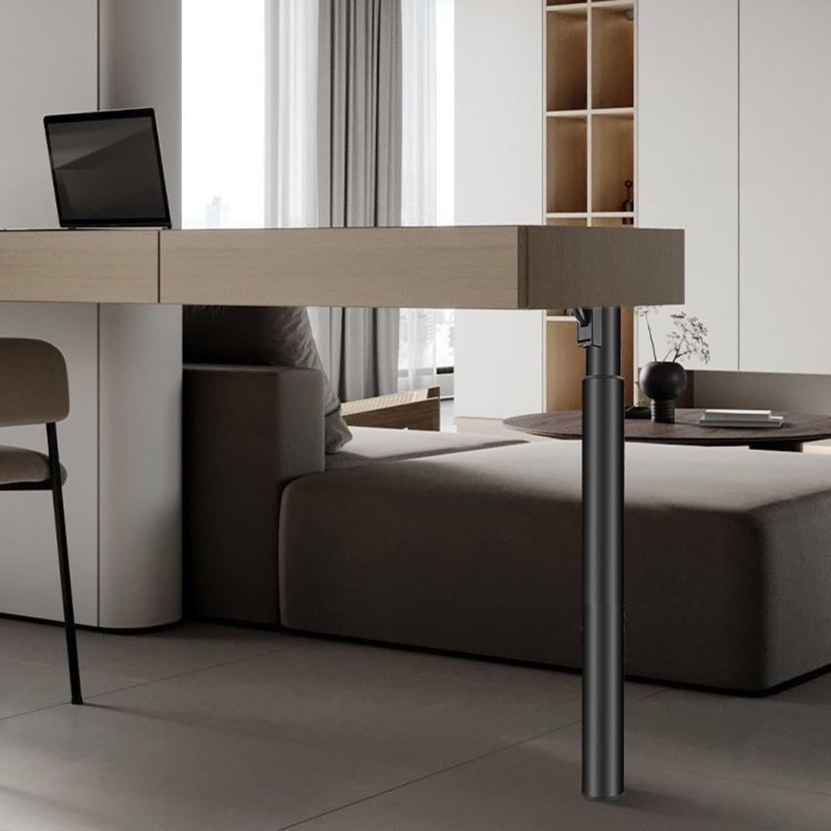 Regulowane składane nogi stołowe, wytrzymałe, 450, 1200 mm, metalowe nóżki, do samodzielnego wykonania, śniadanie, bar, sofa, szafka, biurko, wszechstronny czarny sprzęt meblowy