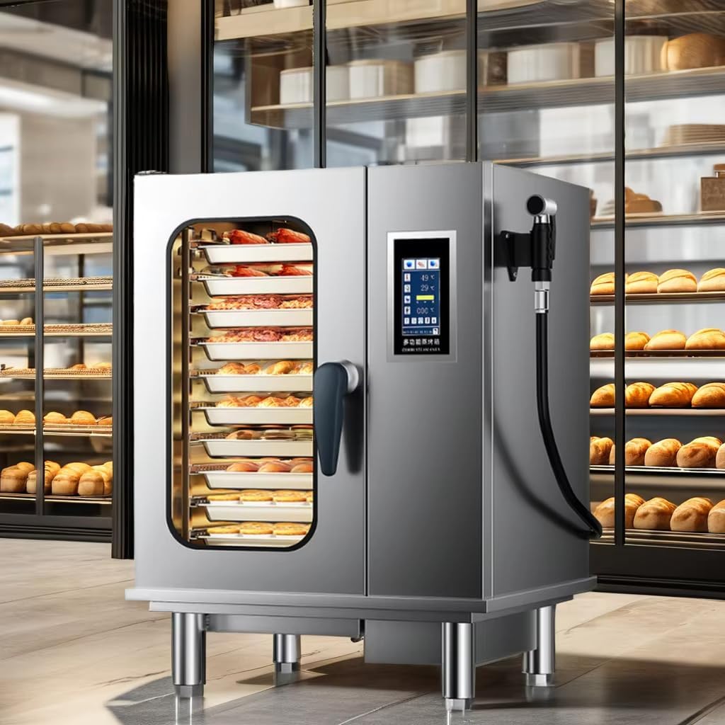 Convection Oven for Commercial Food Service, Even Baking Performance, Flexible Rack Arrangement for Restaurants, Cafes and Bakery Applications