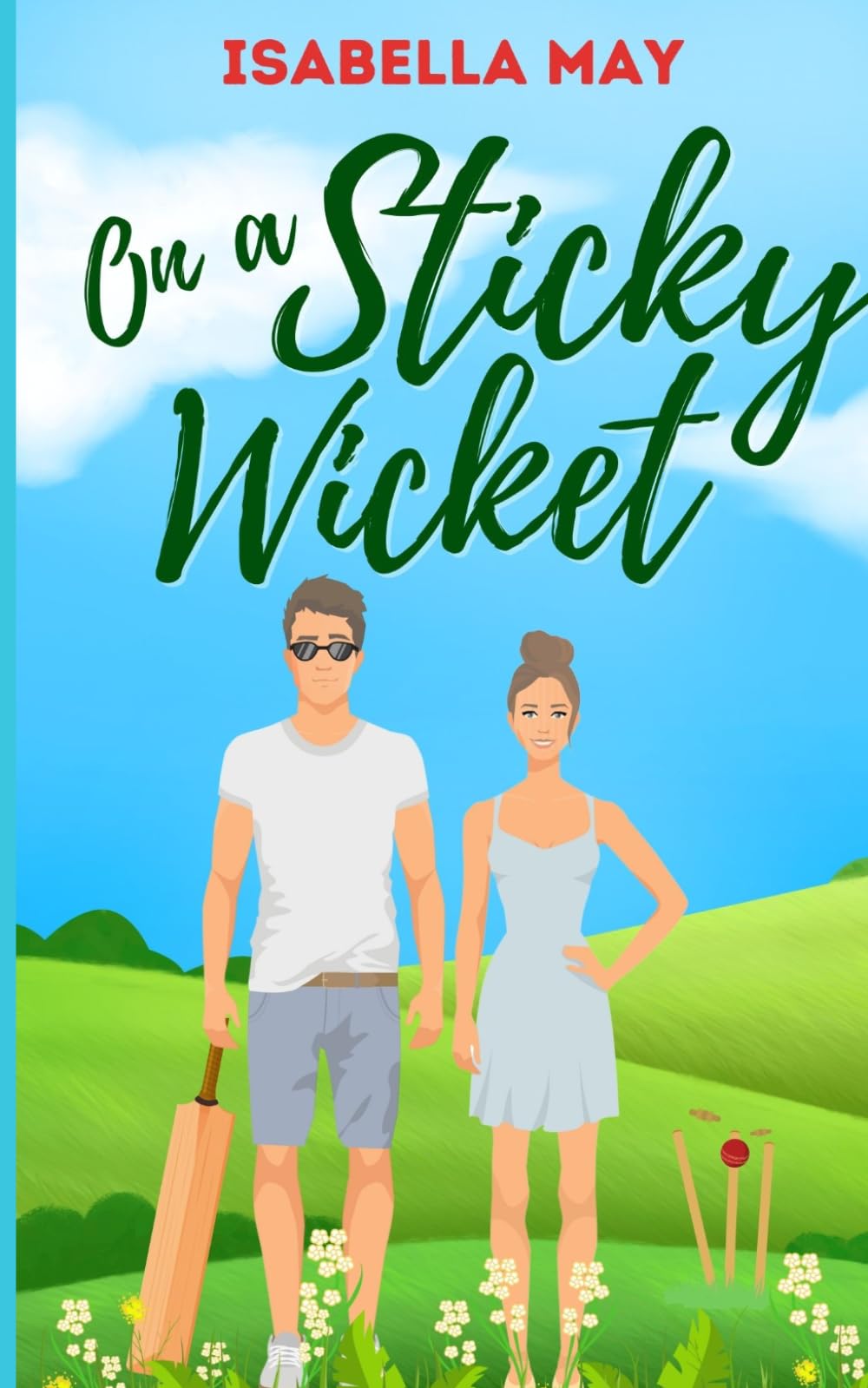 On a Sticky Wicket: A Cricket Romance (Balls and Banter)