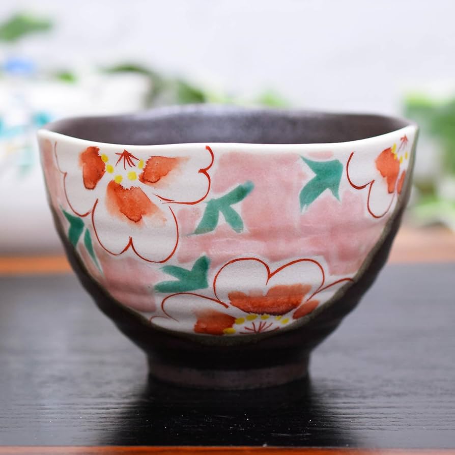 ピンク 陶器 茶碗 布引焼】茶碗（こもれ陽｜大｜ピンク）［陶器製］ | 布引焼窯元