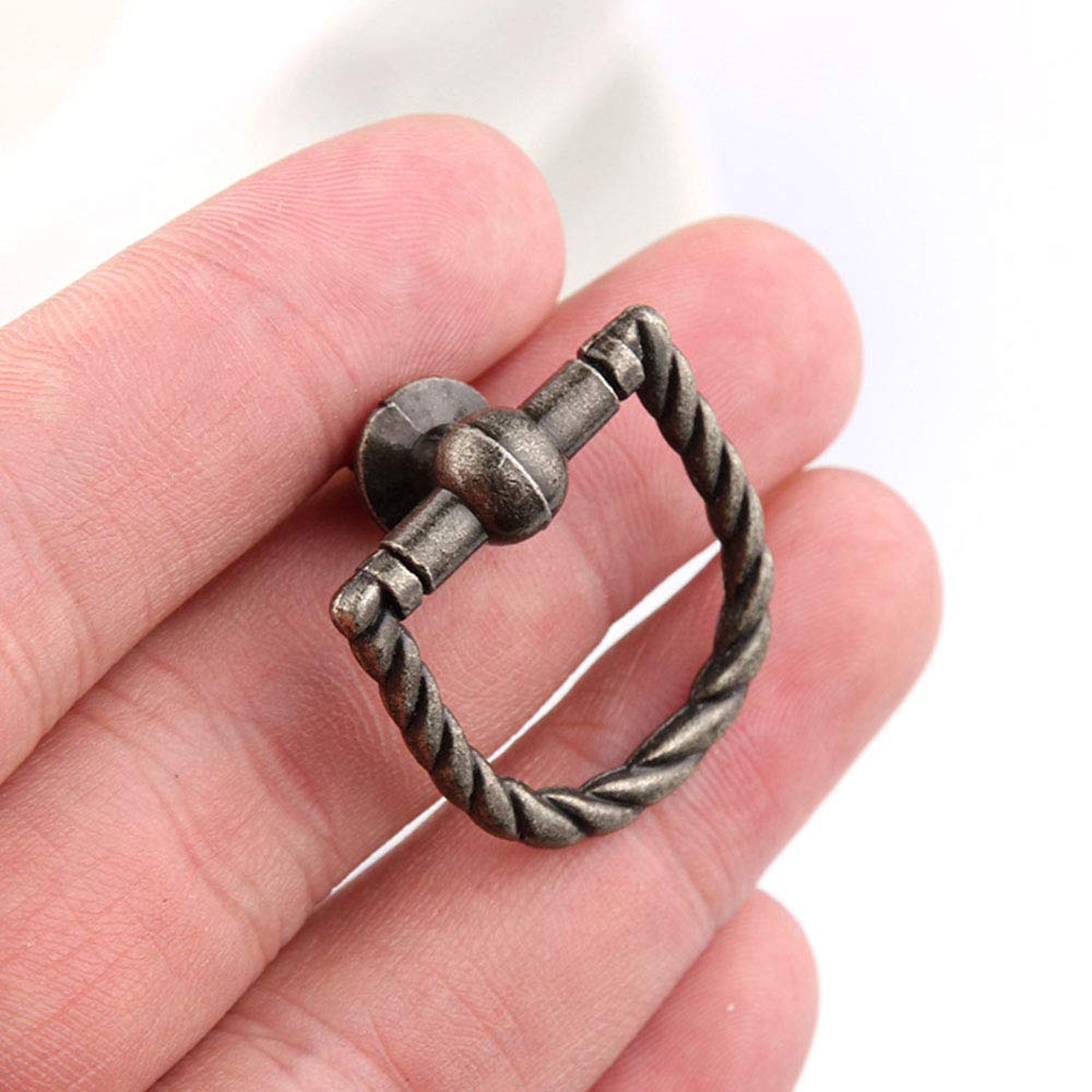 HEEPDD 20 Pièces Mini Poignées De Tiroir Antique, Traits De