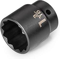 Vista 93 de TEKTON 1/2 Inch Drive x 1-1/16 Inch 12-Point Impact Socket SID22227 Profundo