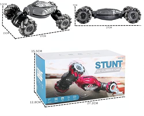 Miniatura 7 de Auto de acrobacias a control remoto con detección de gestos 2023 con luz y música sensor de gestos de control remoto vehículo todoterreno auto de