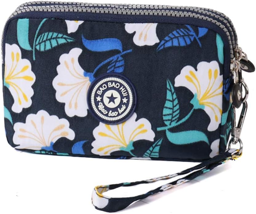 HUNGRE Women's Waterproof Cellphone Wristlets Bag,Clutch Wallets Purses for iPhone Xs Max XR XS X 8 7 6S Plus, Galaxy S10 Plus S10 S10e (Q552020)