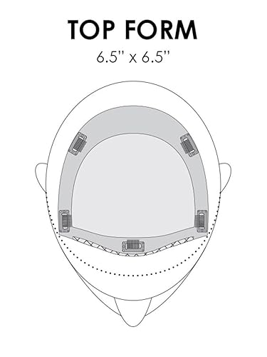 Miniatura 5 de Top Form 6-8" Long Color 12FS8  Jon Renau Pelucas Remy Cabello Humano Topper Mujer Clip En Pieza Superior Integrada