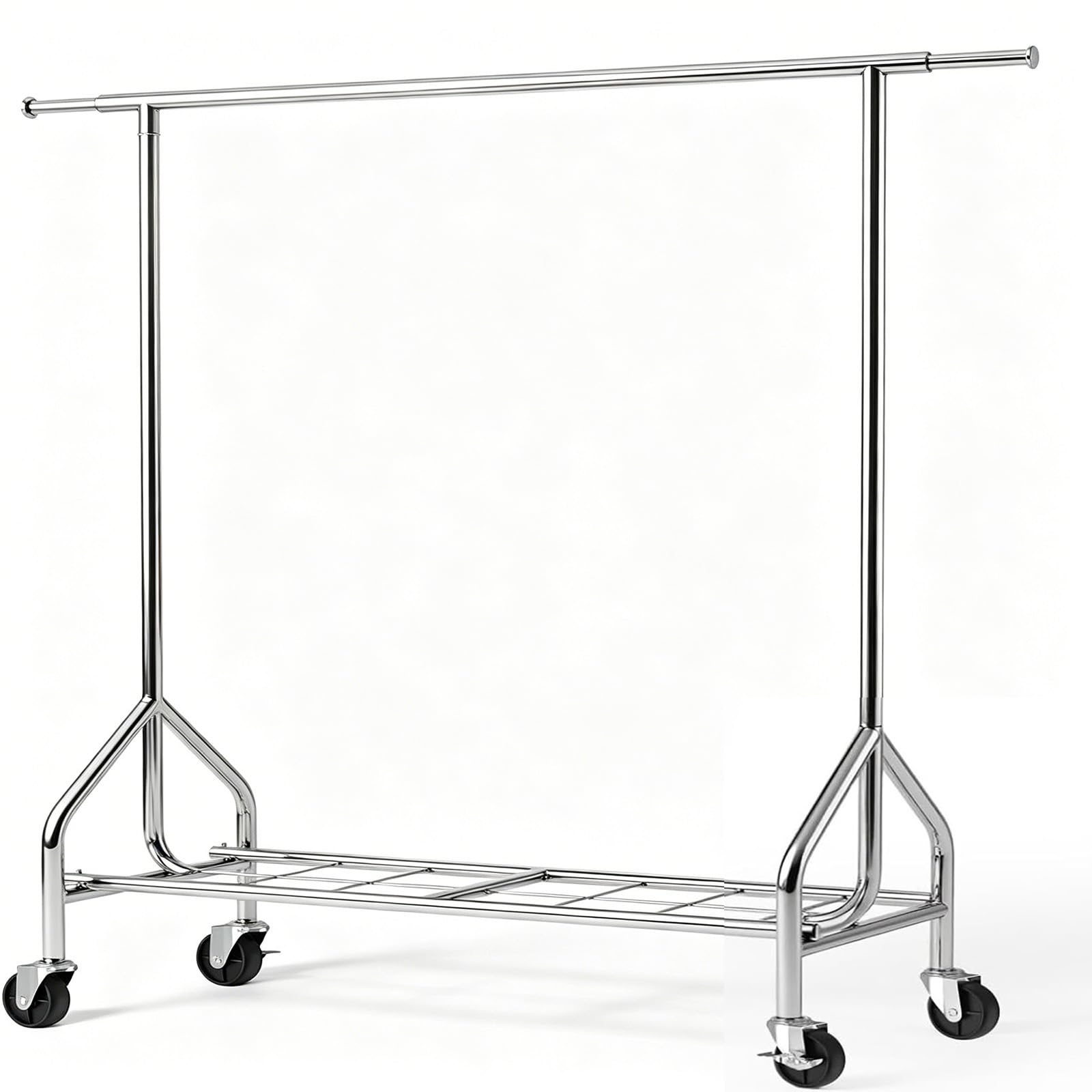 GHSIRUEU Clothing Rack Heavy Duty Clothes Racks Foldable Garment Rack