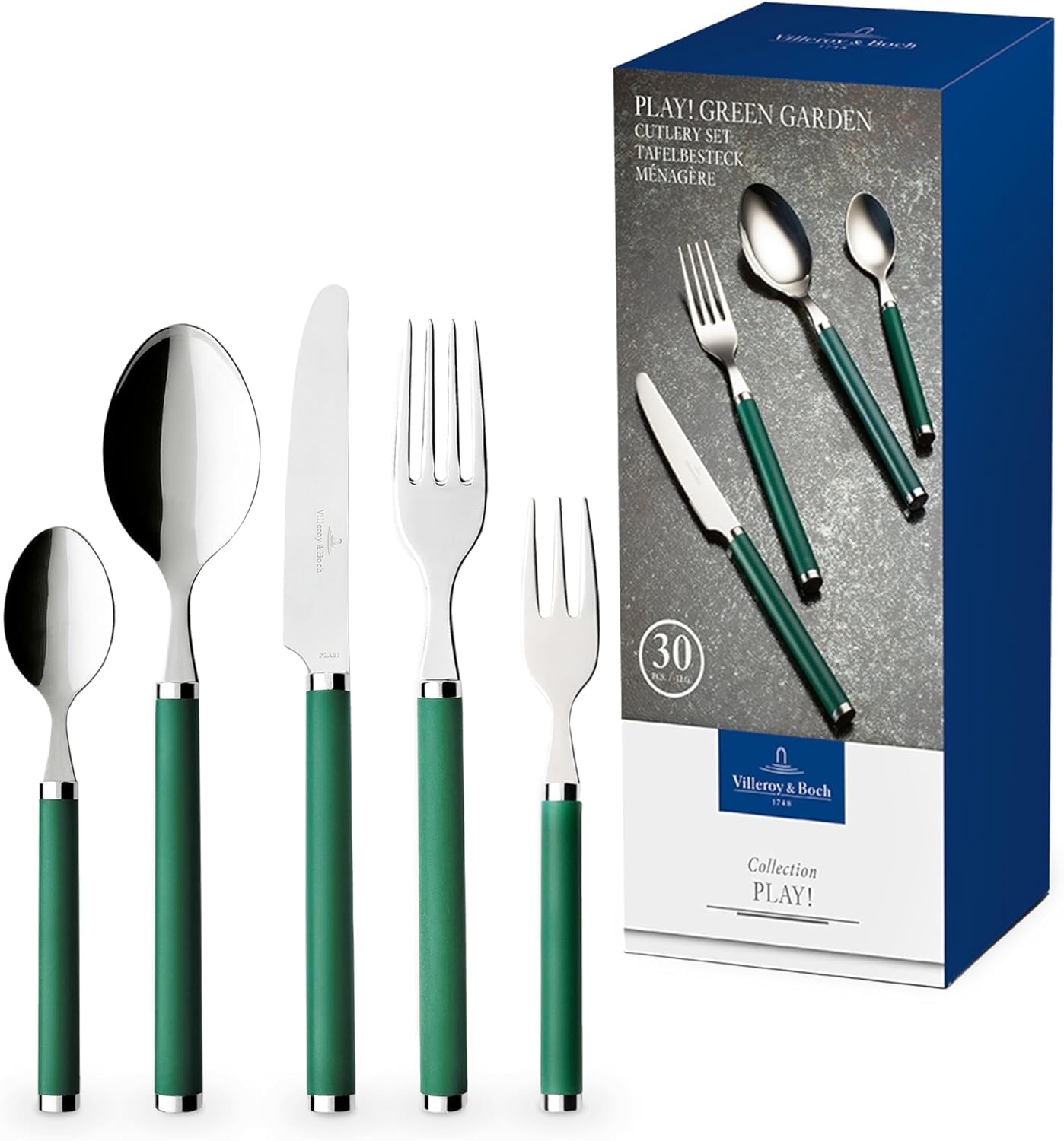 Ménagère Villeroy & Boch 30 Pièces Inox – Modèle 12-6339-9057, Neuve