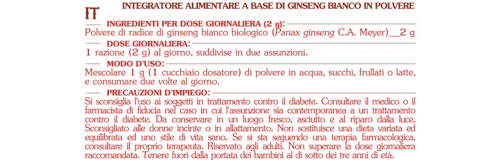 GINSENG BLANC BIO EN POUDRE * 25 portions/Ginseng blanc en poudre 50g * Adaptogéne, énergie, vitalité, antifatigue, équilibre nerveux, libido * Garantie Satisfait ou Rembours * Fabriqué en France