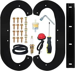 Rubber Auger Paddle Shave Plate & Belt Set For MTD Troy-Bilt Cub Cadet – 753-0613 731-1033 954-0101A