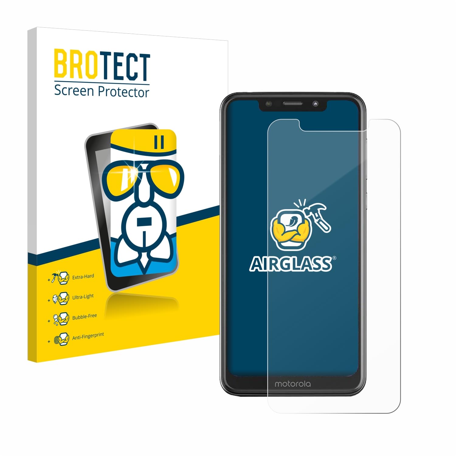 Brotect Protection Écran Verre Pour Motorola DP4800 (3