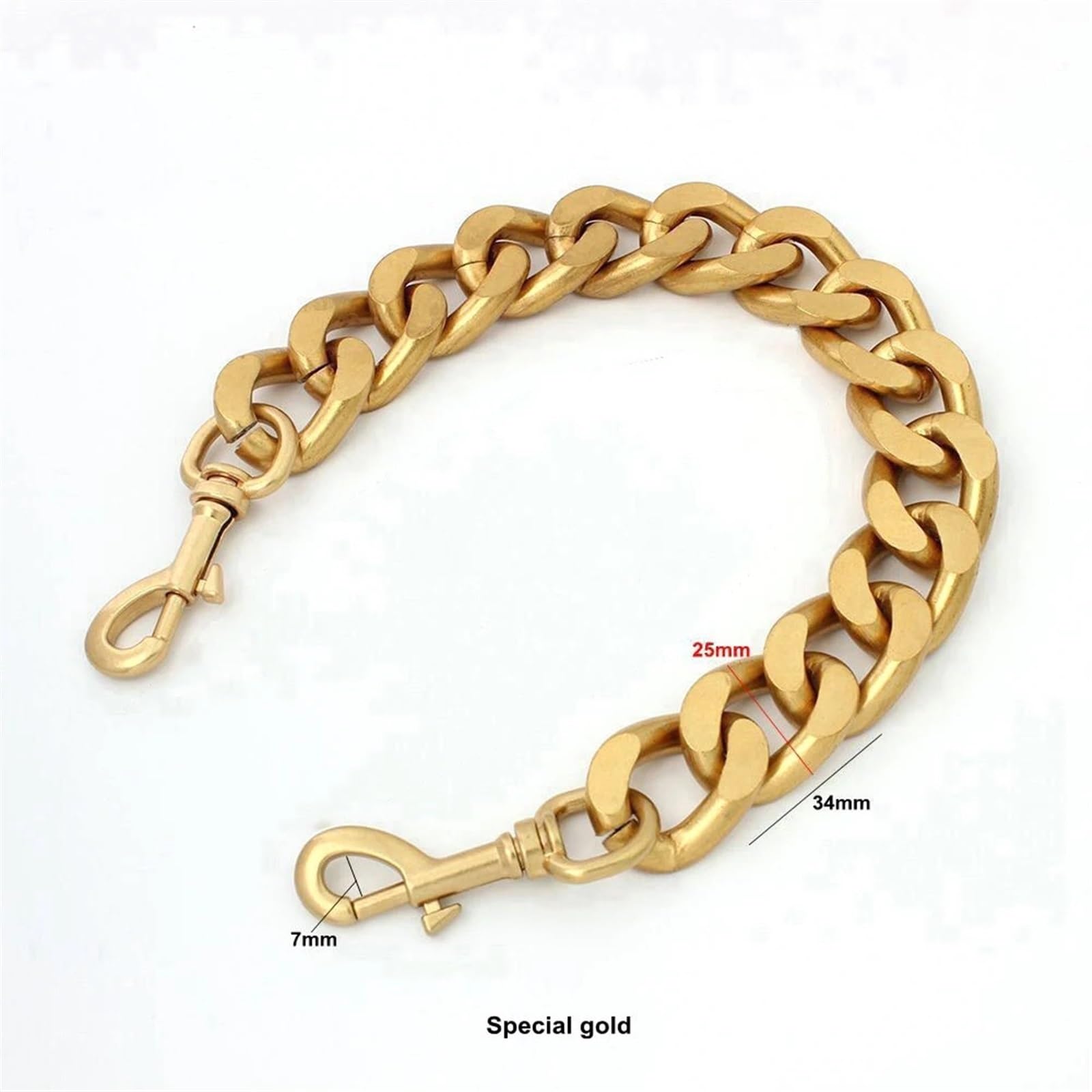 Cadenas para Bolsos DIY, Bolso de Metal de aleación Gruesa y Pesada, asa for Bolso, Cadenas, dijes, Correas, Accesorios de Repuesto for Bolso, decoración(120cm Length)