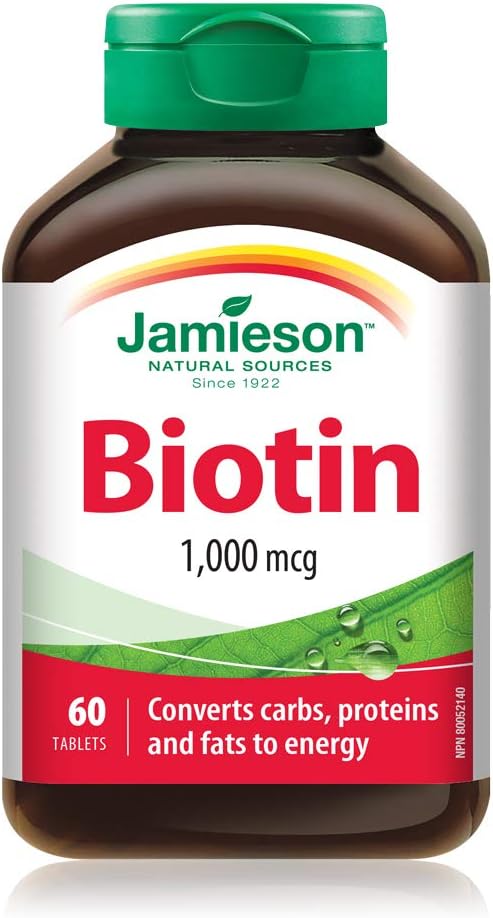 Jamieson Biotin 1,000 mcg, 60 Tablets
