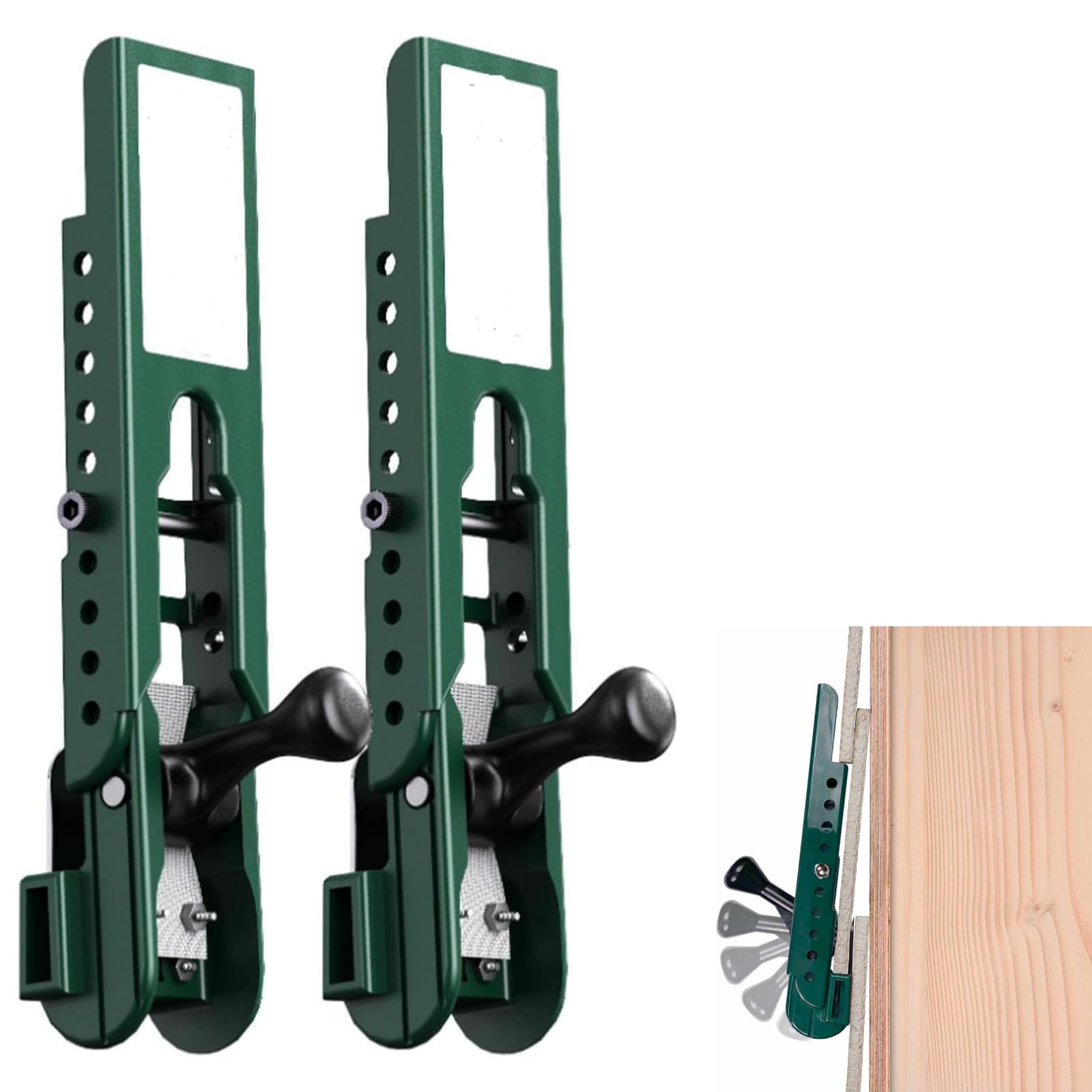 Candeon Siding Installation Tools, Universal Siding Mounting Tool Kit Compatible with 5/16-Inch Fiber Cement, Universal Gecko Gauges Siding Tool Lap Mounting Gauges Siding Panels