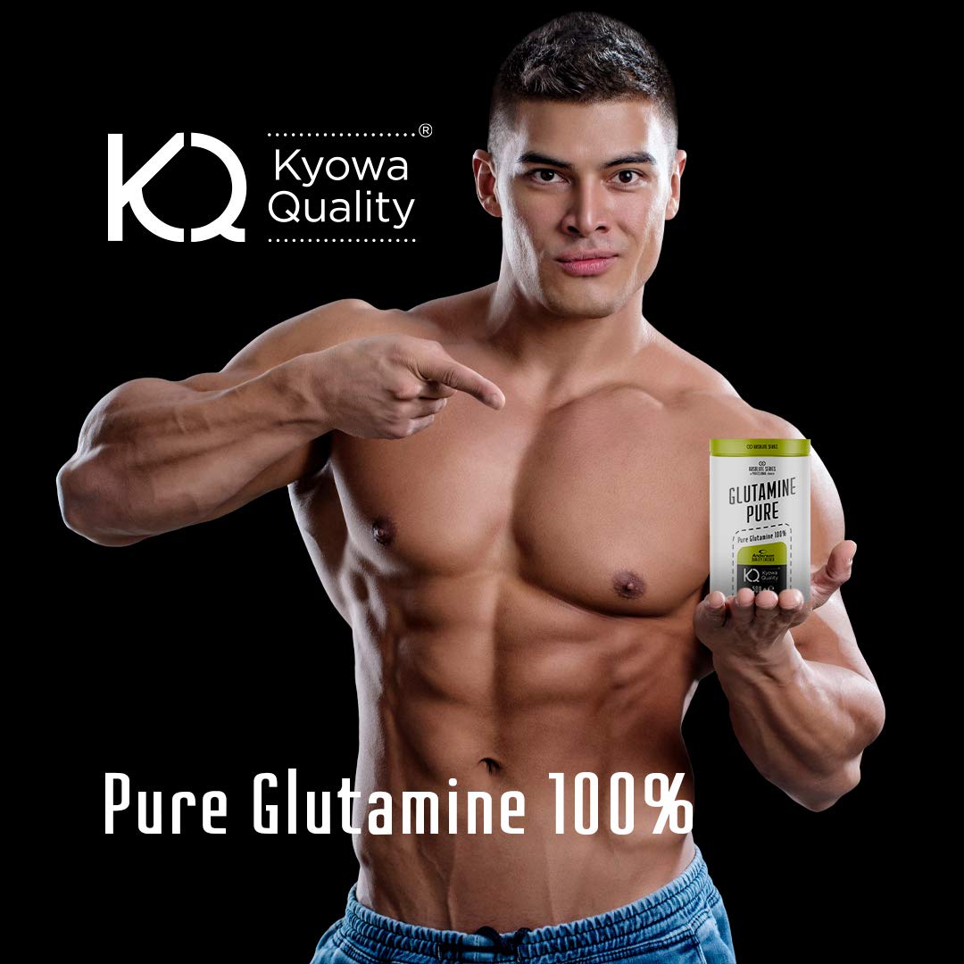 anderson L-Glutammina Pura vegetale in polvere, kyowa quality®, favorisce l'idratazione muscolare, absolute series GLUTAMINE PURE – made in italy