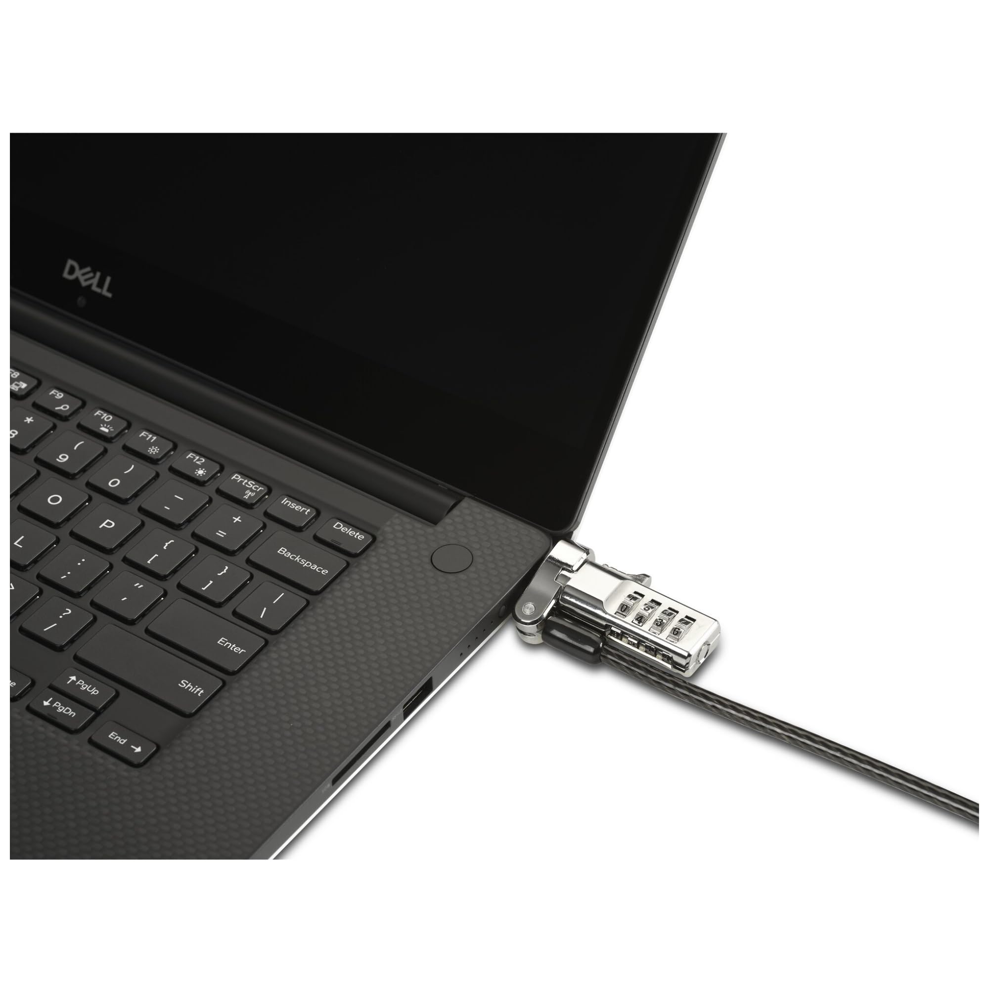 Kensington - Câble de Sécurité à Combinaison Universel 3-en-1 pour Ordinateur Portable, Câble Antivol de 1,8 m en Acier Carbone, K62316WW