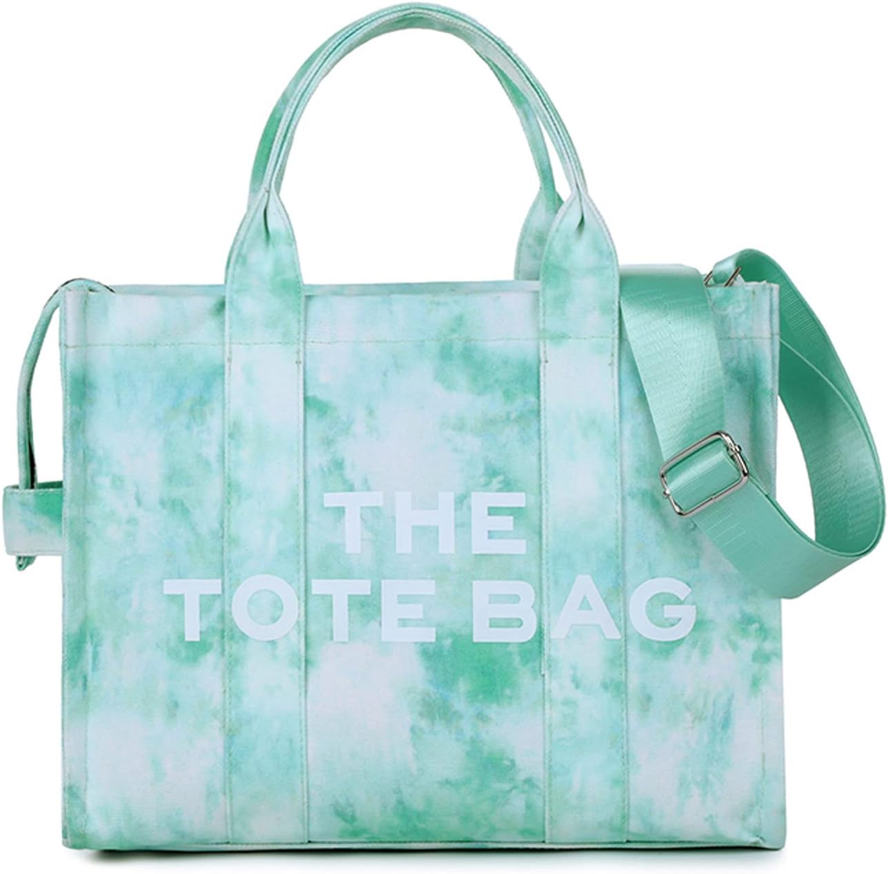 JQAliMOVVCanvas Tote Bag for Women - Travel Tote Bag Purse with Zipper Fashion Shoulder Crossbody Bag Handbag