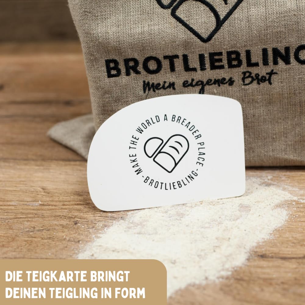 Dampfschüssel Brotback-Starter Set mit Dampfschüssel mit Lavasteinen, Gärkörbchen aus 100% natürlichen Rattan, Bäckermesser, Teigrührer und Teigkarte