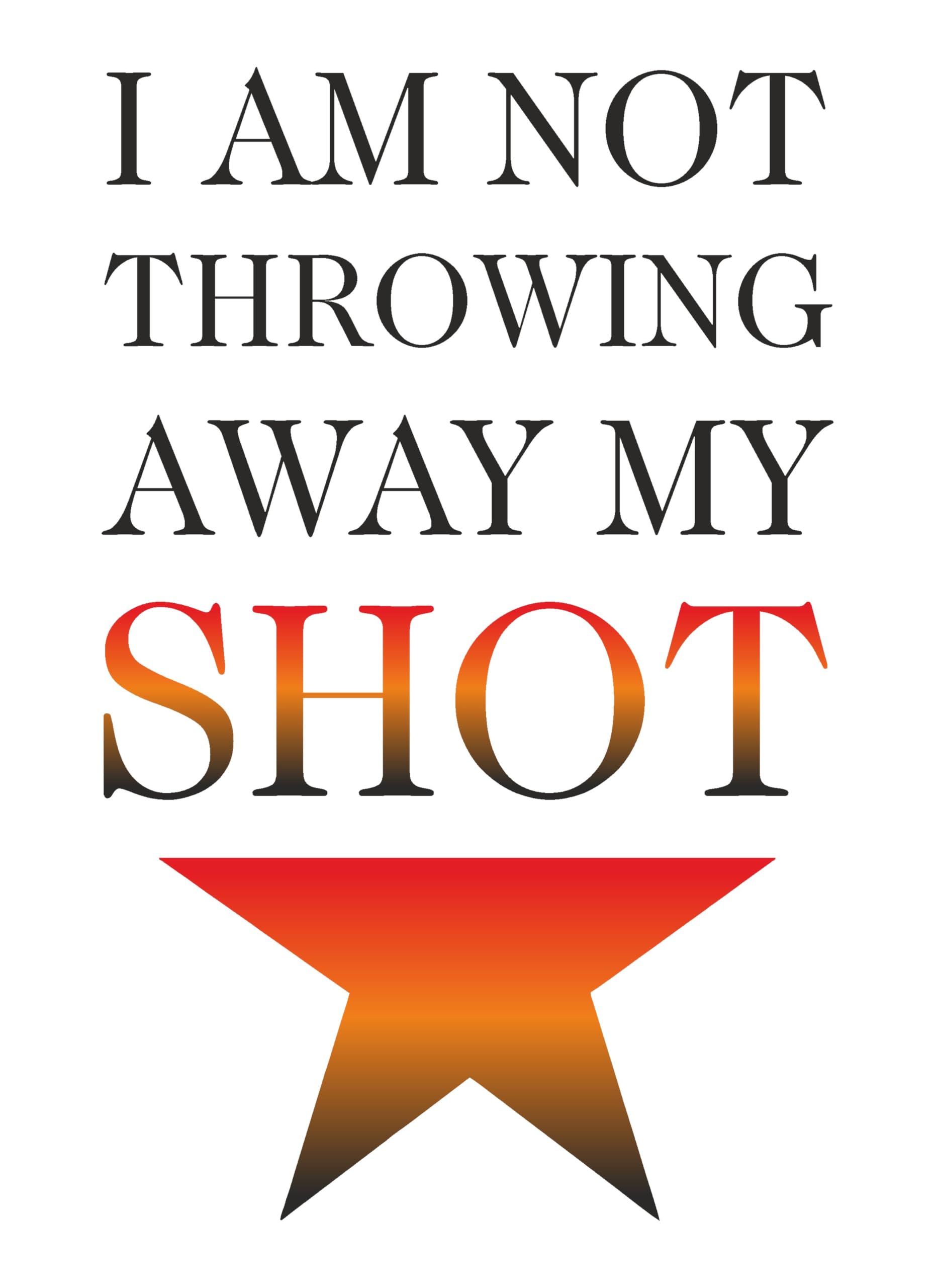 Hamilton Quotes 9.25 by 12.8 in Black Fiber Frame – view 6