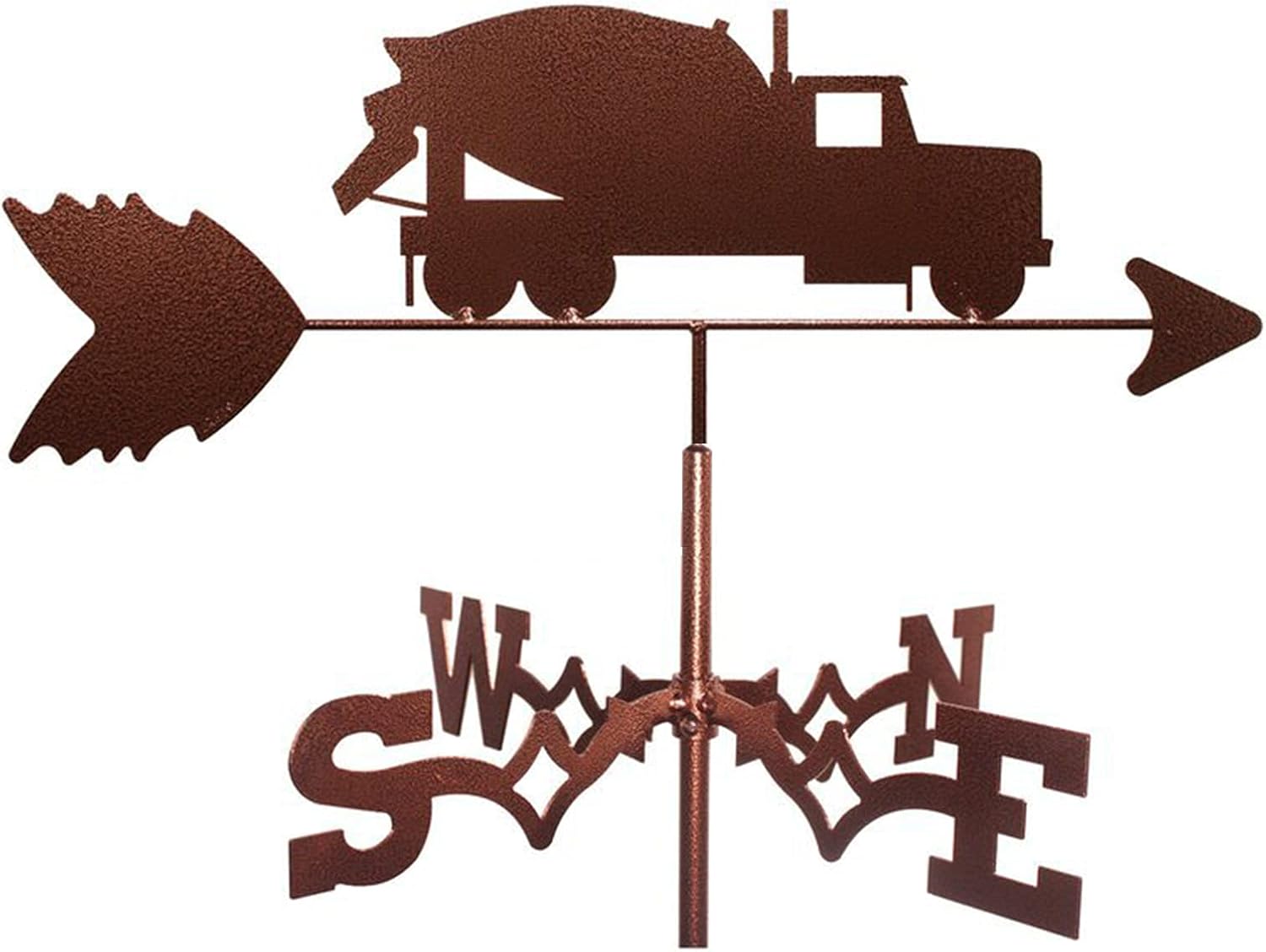 風向計、風見鶏、メタルクラフト 車のシルエット飾り ルーフマウント ファームシーン ガーデンステークアート 風向計 プロフェッショナ