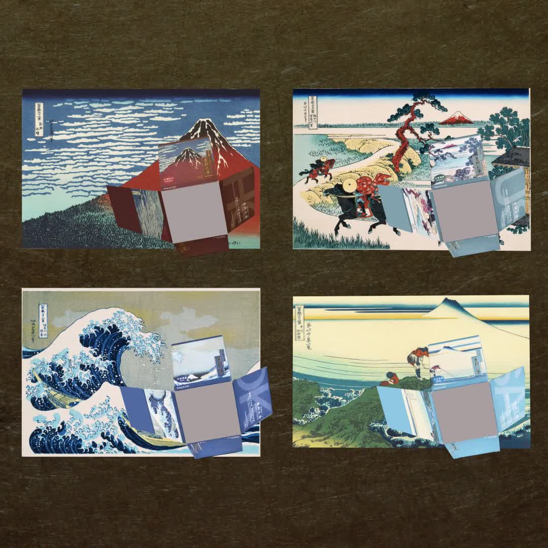 Amazon | TACCIA 万年筆用インク 水性染料 浮世絵インク 葛飾北斎 錆緑