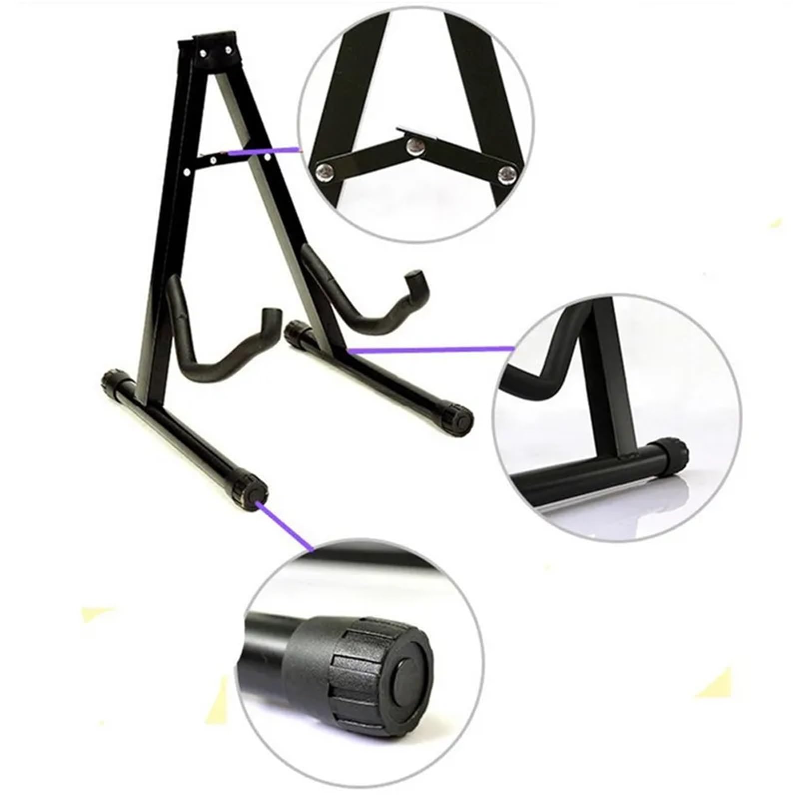 Porta Chitarra Da Terra Supporto for chitarra Chitarra acustica Chitarre elettriche e basso Ukulele Violino Supporto for violoncello Supporto for chitarra for strumenti musicali