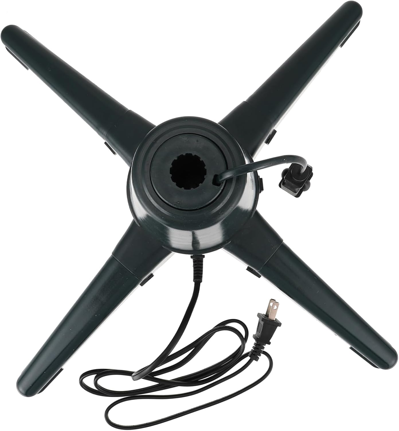 Ciieeo 1pc Electric Christmas Tree Stand Rotatable Support Base Holiday Display Easy Installation Suitable for Home Us Festive Decoration