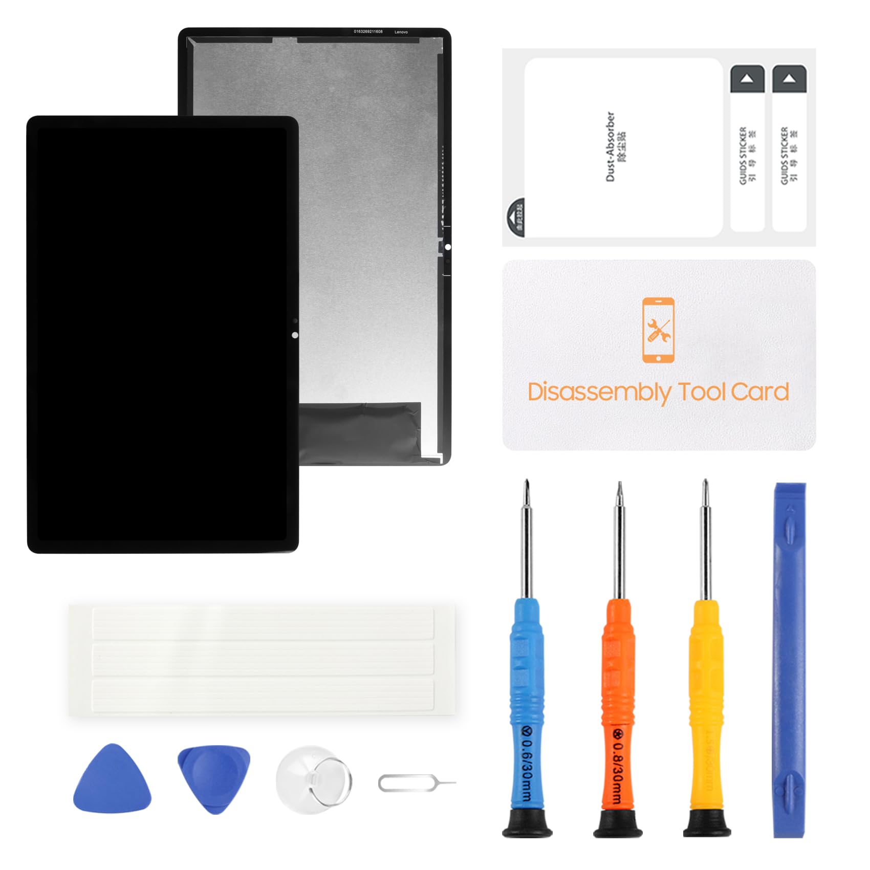 Schermo LCD per Lenovo Tab M10 Plus 3rd Gen TB-128FU TB125FU TB128FU TB128XU TB128XU TB128 TB125 Display LCD Touch Screen Digitizer Assembly Ricambio Kit di Riparazione con Strumenti