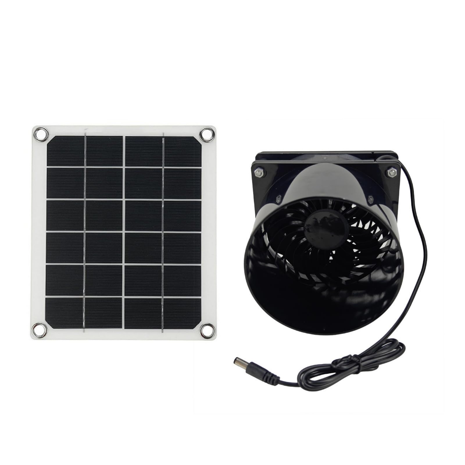 Apglsxy Solar Ventilation Fan Abs Polystyrene Construction 12Cm Exhaust For Dampness Control In Kitchens Bathrooms Tents Solar Exhaust Fan